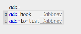 list